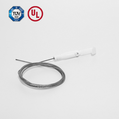 J Hook Cable Gripper με λευκή ζωγραφική Cusomized Lieging Accessory με Safety Cap